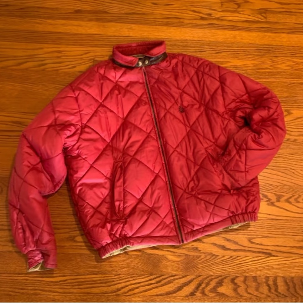 Red Quilted Jacket - image 1